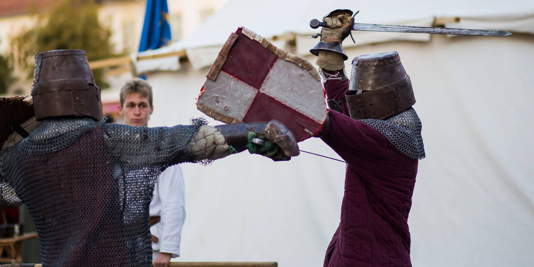 Baschetbaliștii sibieni - Mușchetari în festivalul medieval