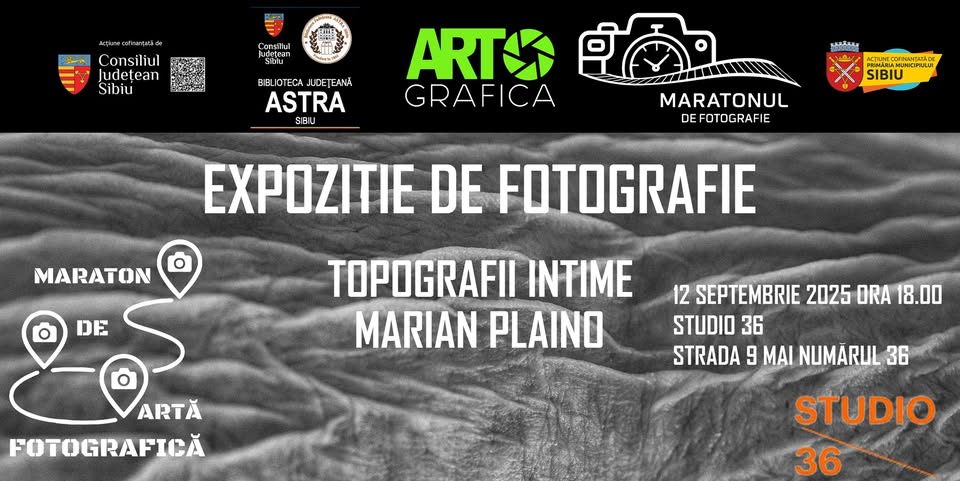 Expoziție de fotografie: Tipografii intime – Marian Plaino