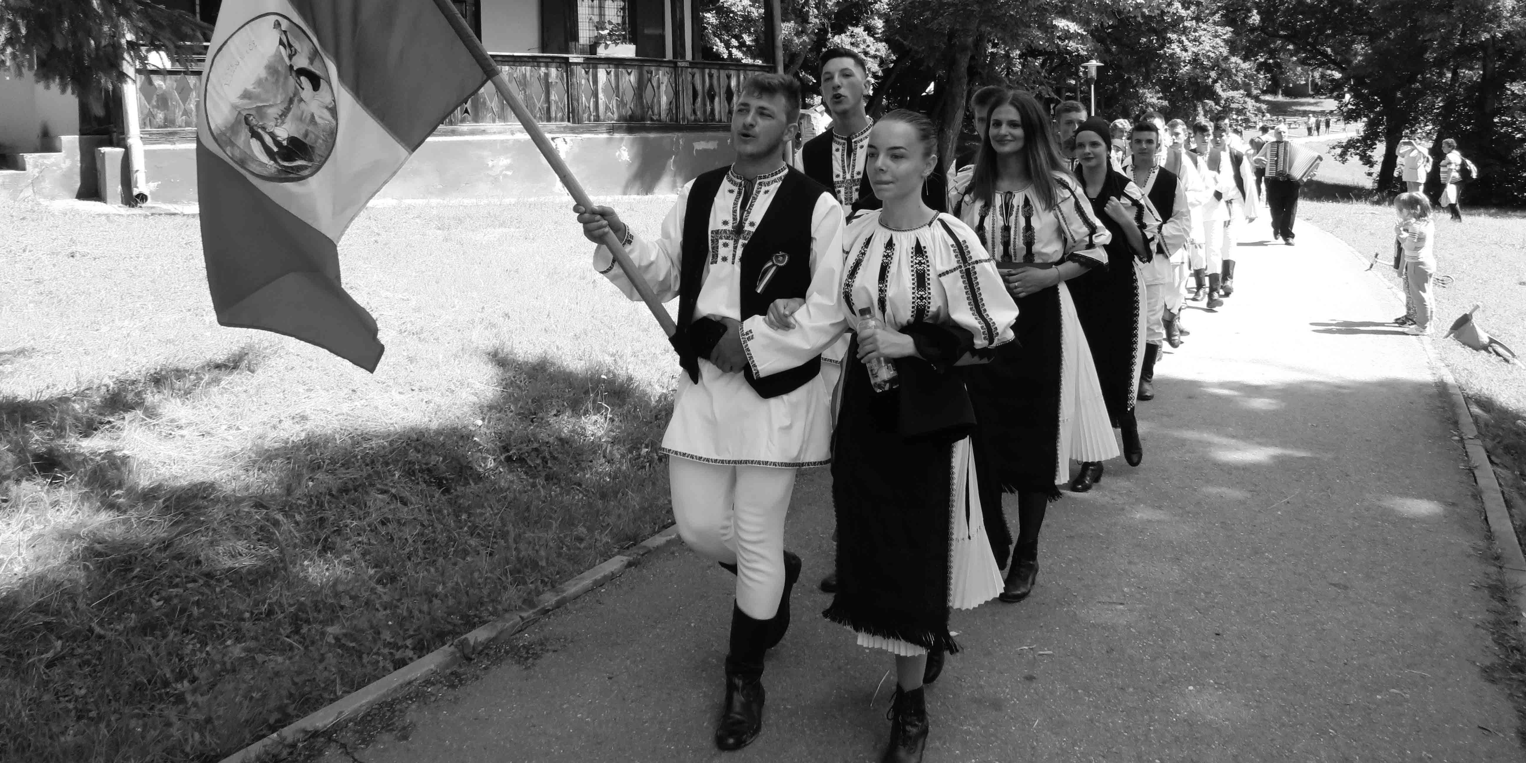 Ceata de colindători din Sebeșu de Jos la Muzeul ASTRA