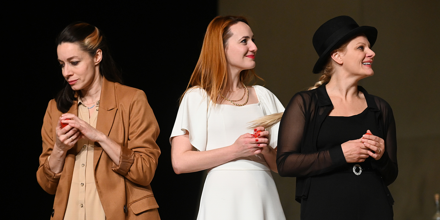 Luna ianuarie aduce pe Scena Digitală două dintre marile succese TNRS din 2022: „Trei surori” și „domnul iedeman”